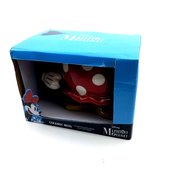 Disney Minnie Mouse Ceramic Mug Bottoms Coffee Cup Yellow Shoes Drinkware - Picture 8 of 8